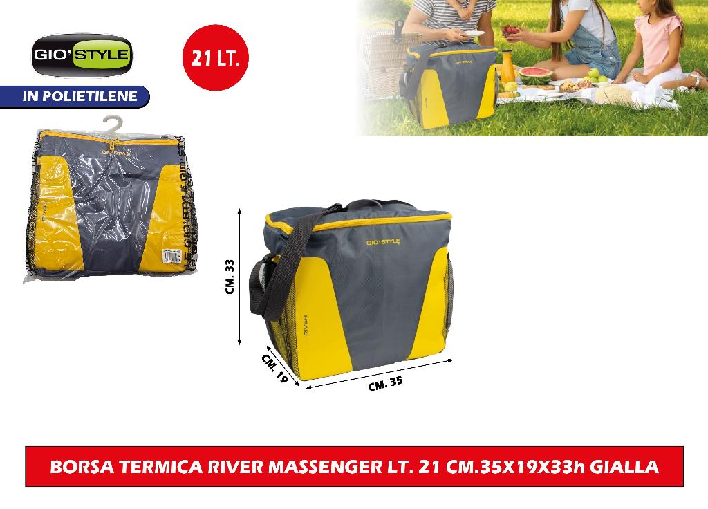 Giò Style Borsa Termica River Massenger Lt. 21 Cm.35X19X33H