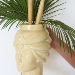 TESTA DI MORO DONNA MANDORLA – 24 CM – CARUSI SOGNATORI