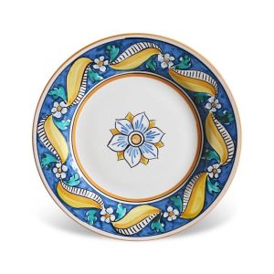 PIATTO DESSERT CERAMICA SICILIANA – PRIOLO